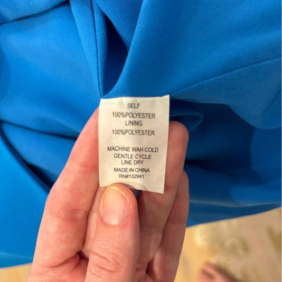 Amanda Uprichard Baldwin Mini Dress, Sky Blue, Medium - Picture 12 of 13